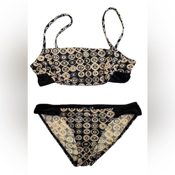 AUTH RARE CHANEL BIKINI size 36 (small) great condition 🖤 - Picture 4 of 8